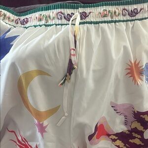 Colorful Celestial Print Pants